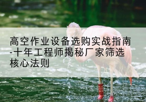 察雅剪叉式升降机厂家-高空作业设备选购实战指南-十年工程师揭秘厂家筛选核心法则